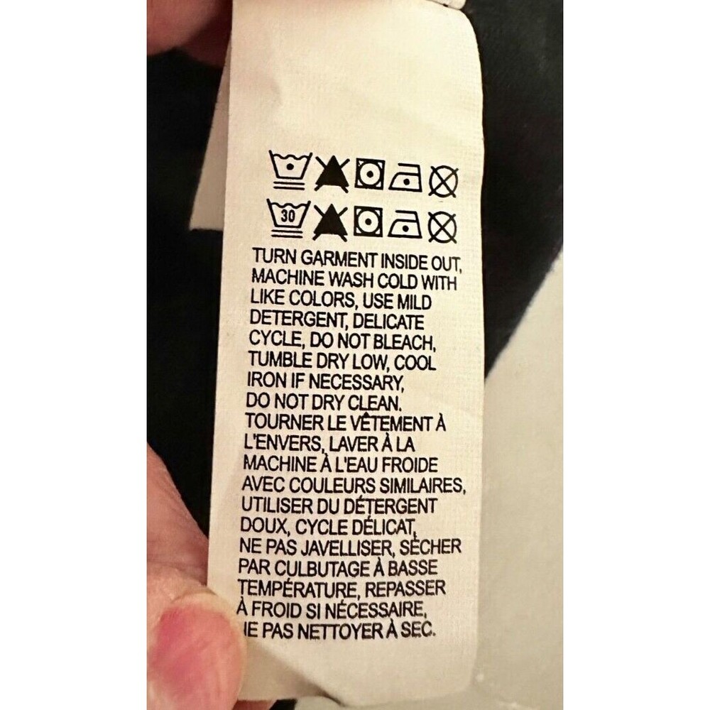 Lucky Brand Women’s Small Black White Embroidered Sleeveless Dress V-neck - Picture 12 of 14